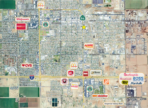 315 S 4th St, El Centro, CA - Vue aérienne vue de carte