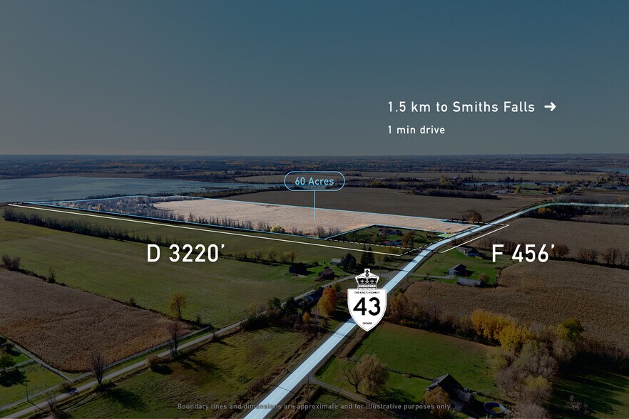 00 43 (B) hwy, Smiths Falls, ON à vendre - Photo de l’immeuble – Image 2 sur 10