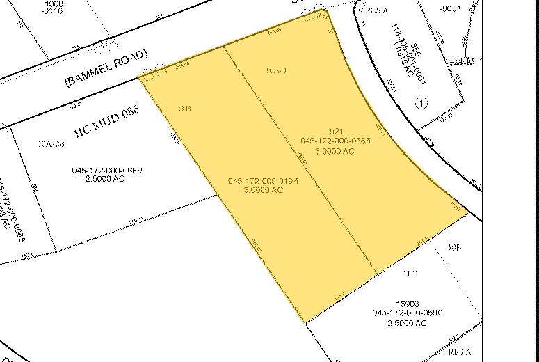 921 Cypress Creek Pky, Houston, TX à vendre - Plan cadastral – Image 3 sur 3