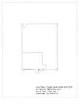 2171 S Trenton Way, Denver, CO à louer Plan d’étage– Image 1 sur 1