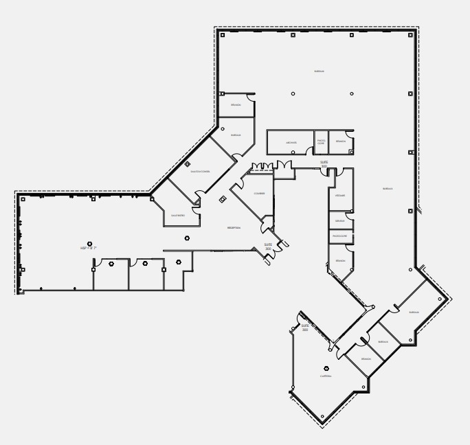 555 Boul Dr-Frederik-Philips, Montréal, QC à louer Plan d’étage– Image 1 sur 1