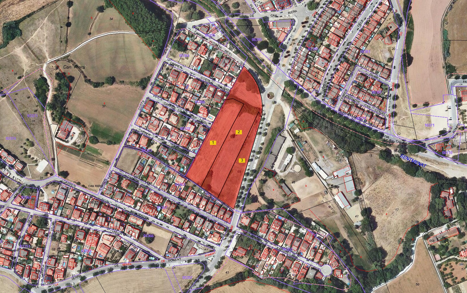 Terrain dans Palau-solità i Plegamans, Barcelona à vendre Plan cadastral– Image 1 sur 4