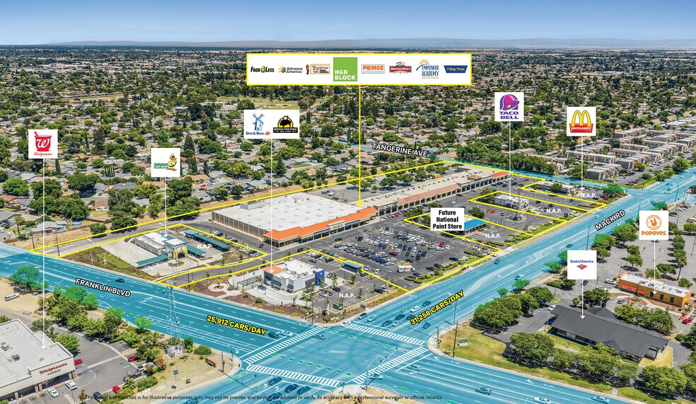 4551-4701 Mack Rd, Sacramento, CA à vendre - Photo de l’immeuble – Image 2 sur 9