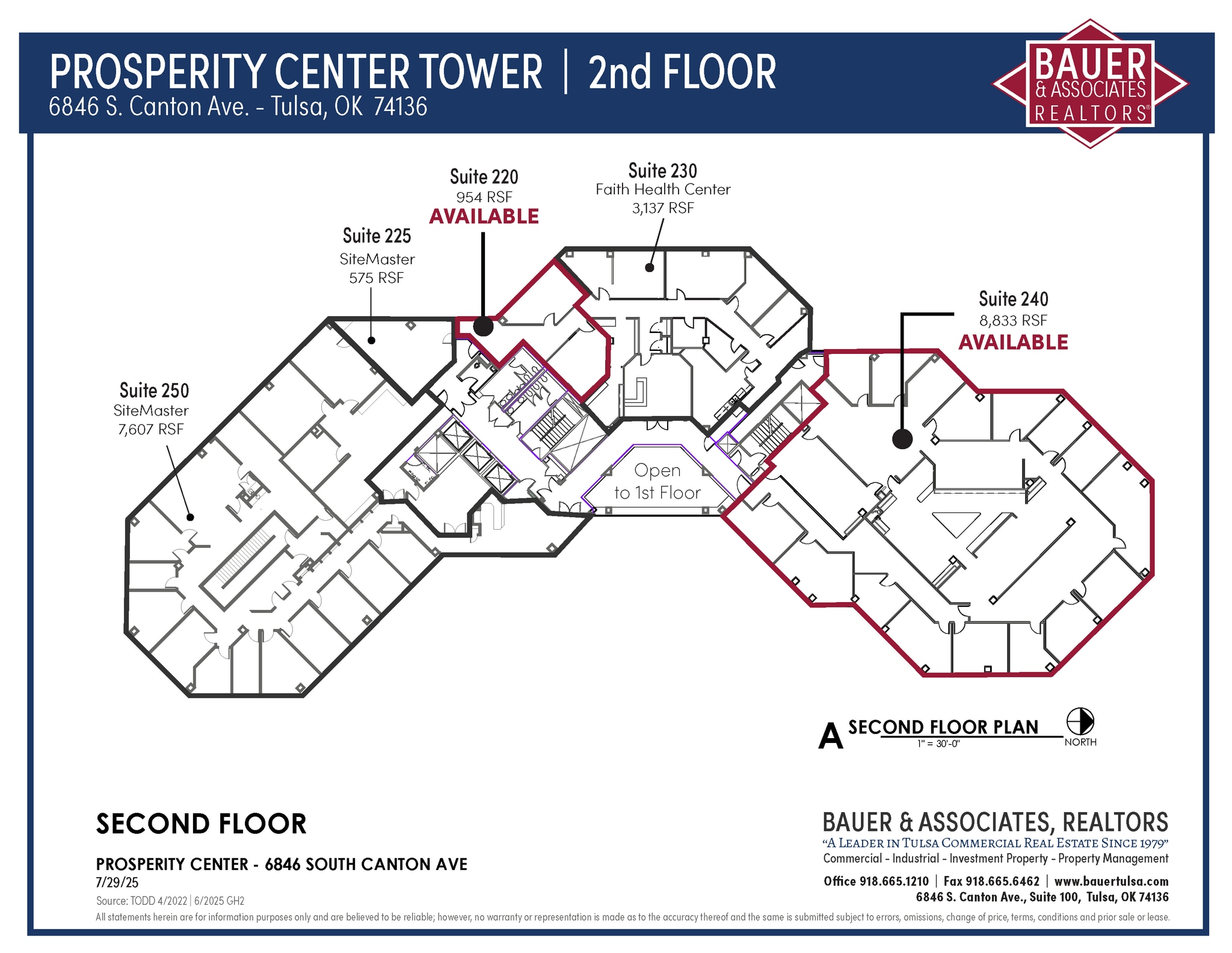 6846 S Canton Ave, Tulsa, OK à louer Plan de site– Image 1 sur 1