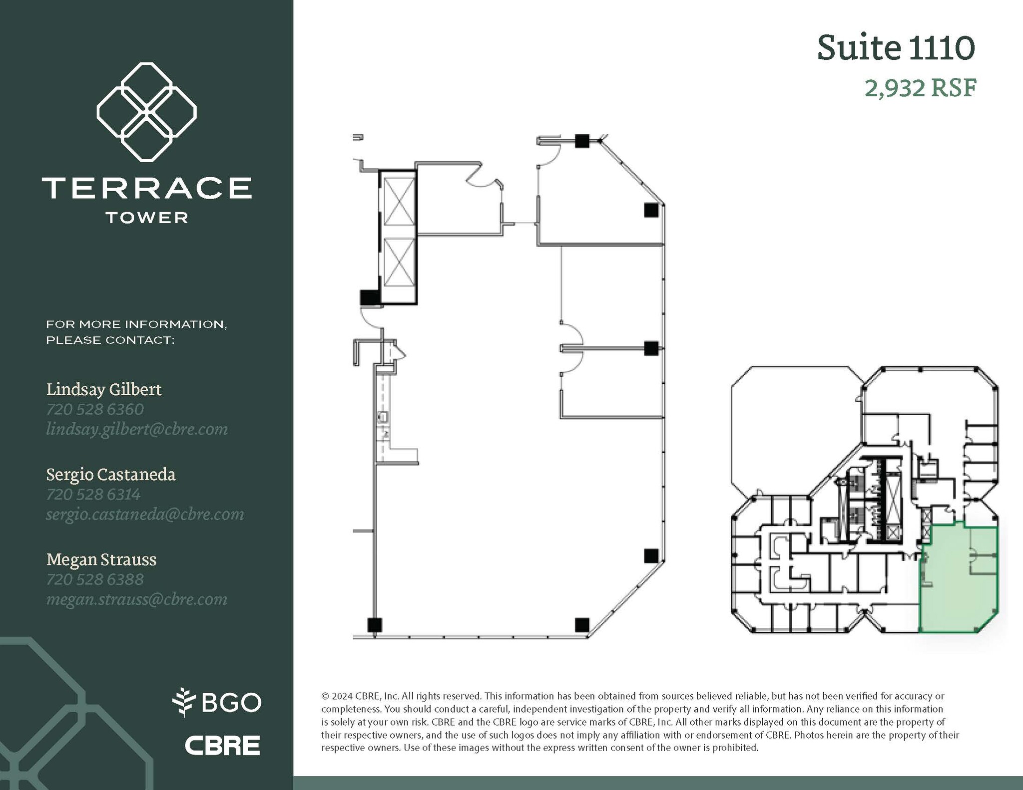 5619 Dtc Pky, Greenwood Village, CO à louer Plan d’étage– Image 1 sur 1