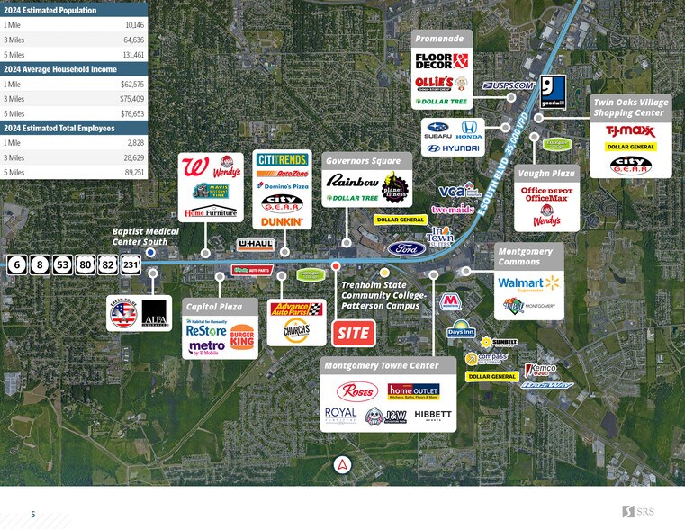 2740 South Blvd, Montgomery, AL à vendre - Photo de l’immeuble – Image 3 sur 4