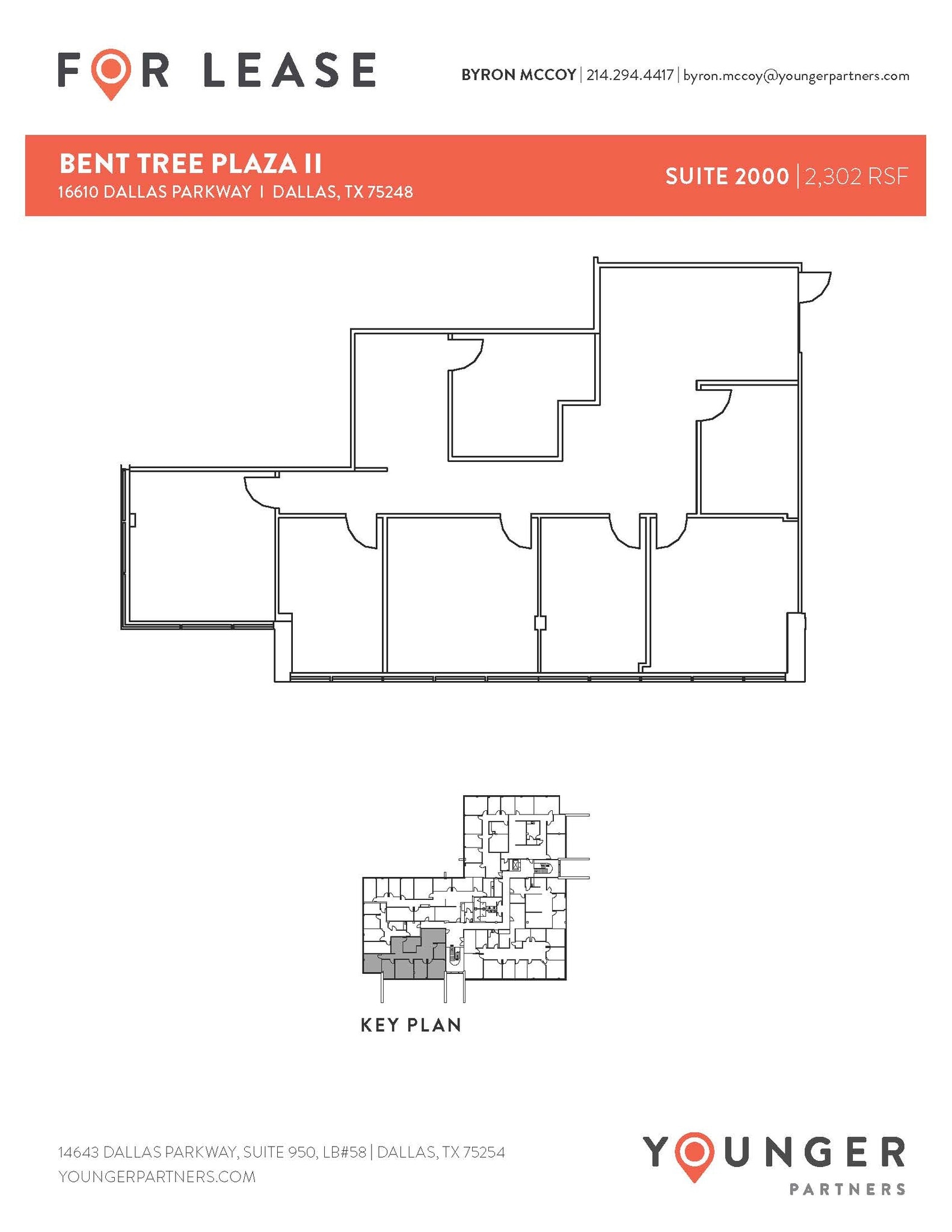16610 N Dallas Pky, Dallas, TX à louer Plan d’étage– Image 1 sur 1
