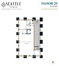 1218 3rd Ave, Seattle, WA à louer Plan d’étage– Image 1 sur 1