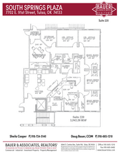 7702 E 91st St, Tulsa, OK à louer Plan d’étage– Image 1 sur 1