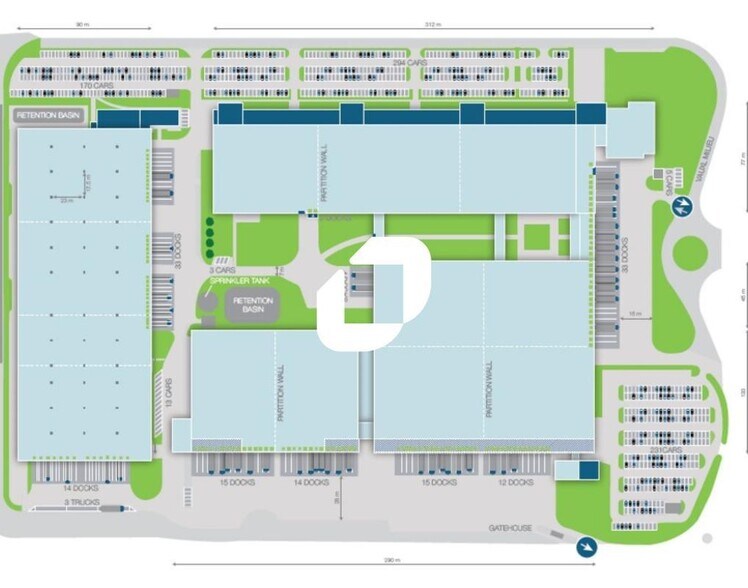 Industriel/Logistique dans Vaulx-Milieu à louer - Plan de site – Image 3 sur 3