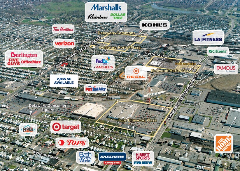2462 Delaware Ave, Buffalo, NY à louer - Aérien – Image 2 sur 2