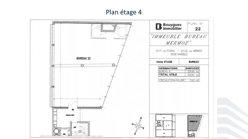 20 Rue Jean Mermoz, Marseille à louer - Plan d’étage – Image 3 sur 4