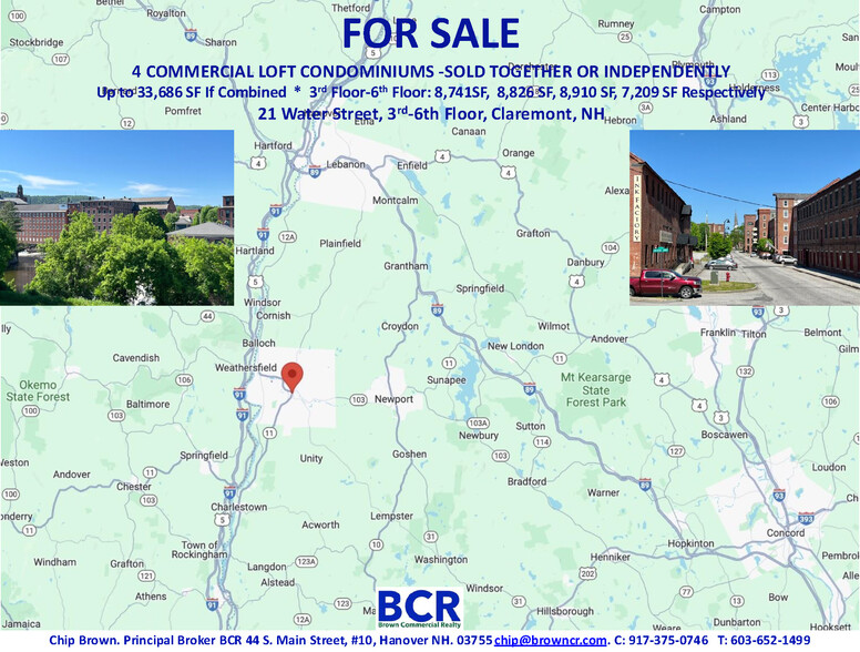 21 Water St, Claremont, NH à vendre - Carte – Image 3 sur 5