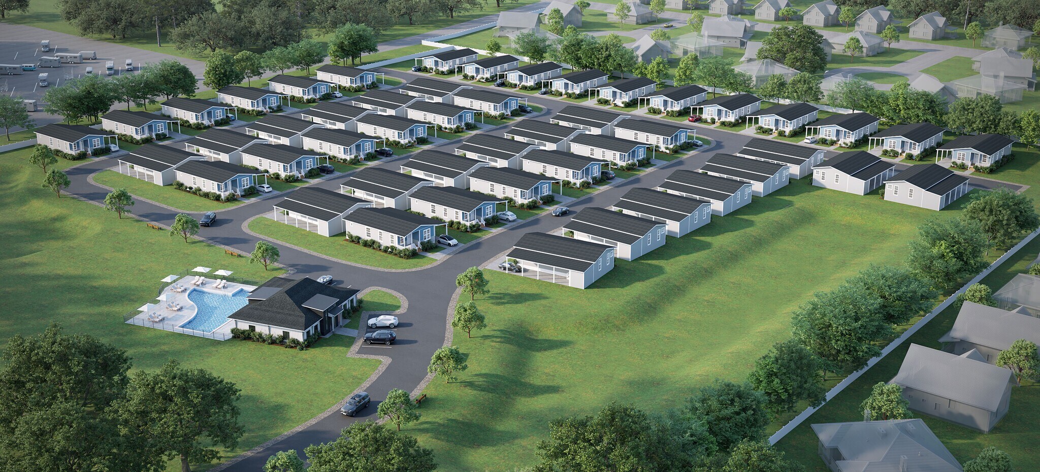 80-Pad Mobile Home Park Development portefeuille de 2 biens à vendre sur LoopNet.fr Photo de l’immeuble– Image 1 sur 24