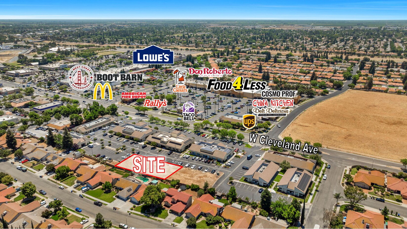 2391 W Cleveland Ave, Madera, CA à louer Photo de l’immeuble– Image 1 sur 10
