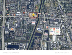 3301-3303 Northlake Blvd, West Palm Beach, FL - Vue aérienne  vue de carte - Image1