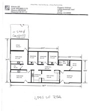 15644 Pomerado Rd, Poway, CA à louer Plan d’étage– Image 1 sur 1