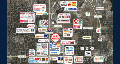 1010 24th Ave NW, Norman, OK - VUE AÉRIENNE  vue de carte