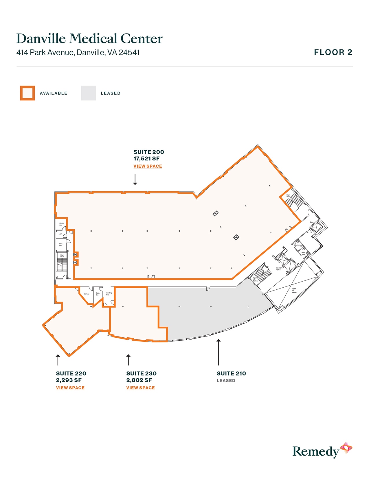 414 Park Ave, Danville, VA à louer Plan d’étage– Image 1 sur 1