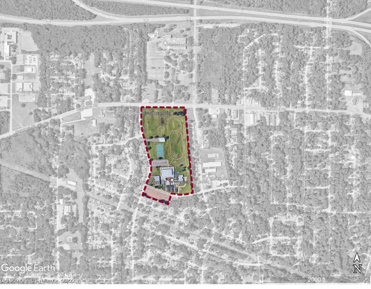 1985 Scanlon Dr, Jackson, MS à vendre - Aérien – Image 2 sur 2