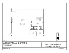 1500 Farmer Rd, Conyers, GA à louer Plan de site– Image 1 sur 1