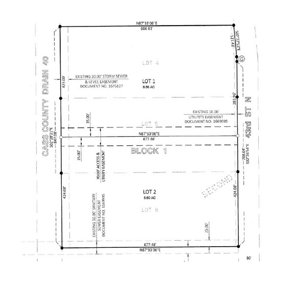 3034 43rd Street North, Fargo, ND à vendre - Plan cadastral – Image 1 sur 3