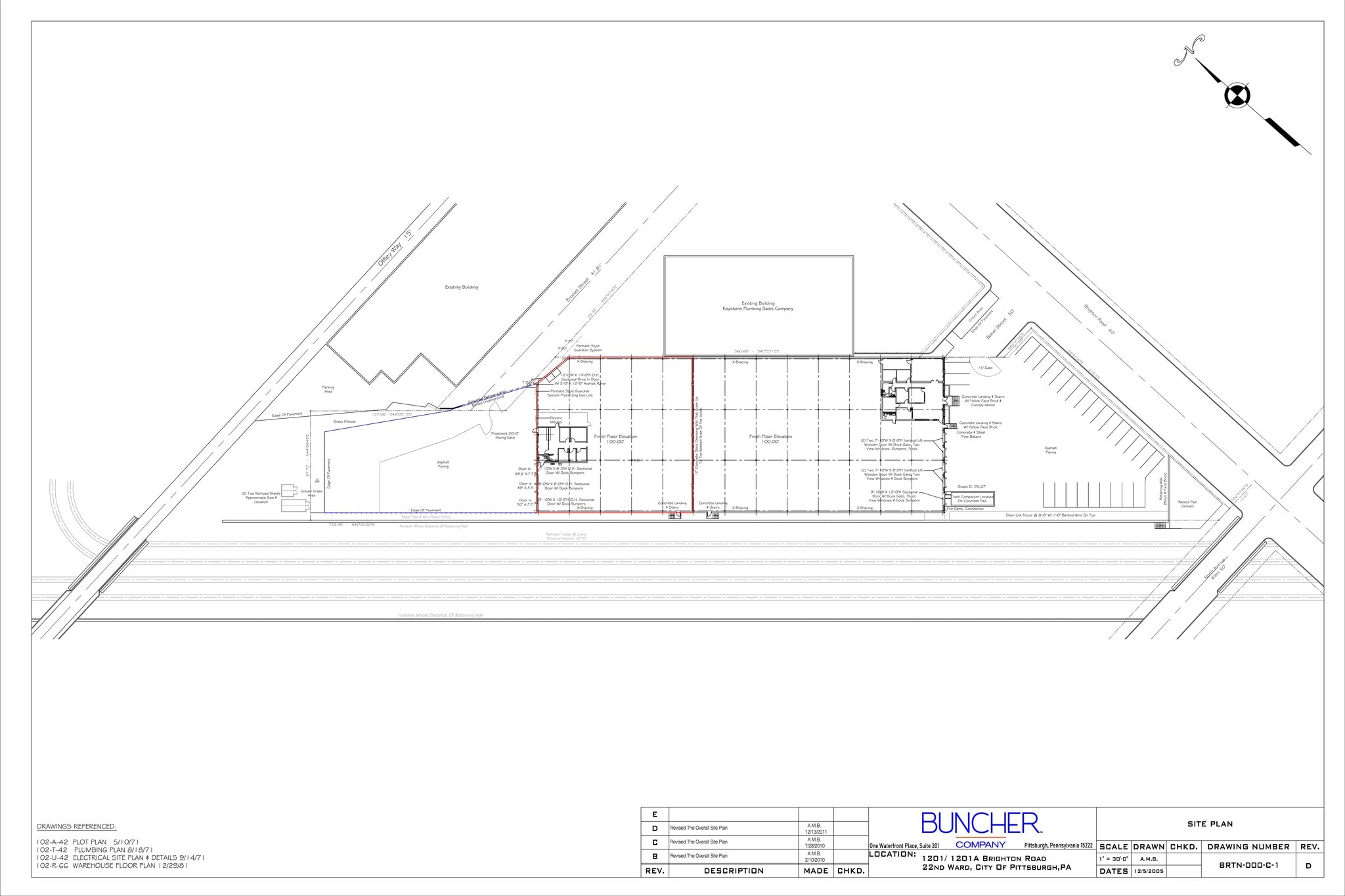 1201 Brighton Rd, Pittsburgh, PA à louer Plan de site– Image 1 sur 7