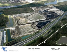 Central Florida Greenway, Orlando, FL - Vue aérienne vue de carte - Image1