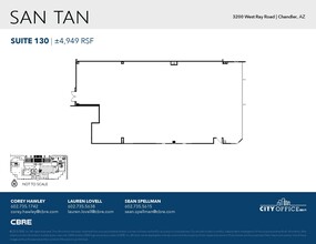 3200 W Ray Rd, Chandler, AZ à louer Plan d’étage– Image 1 sur 1