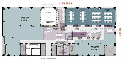 777 6th St NW, Washington, DC à louer Plan d’étage– Image 1 sur 1