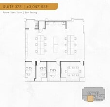 505 N Brand Blvd, Glendale, CA à louer Plan d’étage– Image 1 sur 1