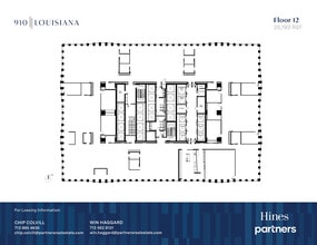 910 Louisiana St, Houston, TX à louer Plan d’étage– Image 1 sur 1