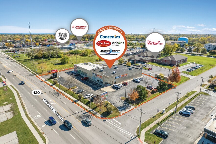 3035-3043 Belvidere Rd, Waukegan, IL à vendre - Photo de l’immeuble – Image 1 sur 4