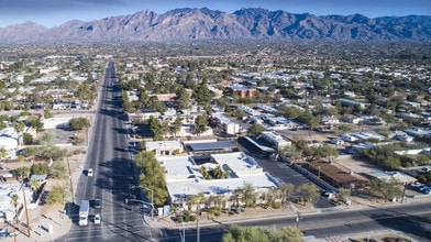 2802-2810 N Alvernon Way, Tucson, AZ - Vue aérienne vue de carte