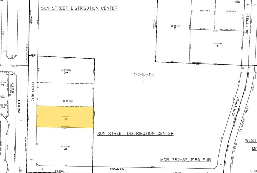 5621 S 24th St, Phoenix, AZ à louer - Plan cadastral – Image 2 sur 7