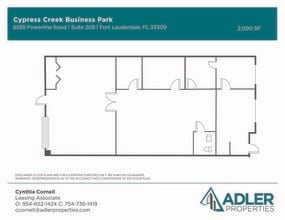 6555 Powerline Rd, Fort Lauderdale, FL à louer Plan d’étage– Image 1 sur 1