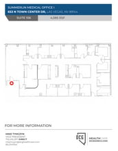 653 N Town Center Dr, Las Vegas, NV à louer Plan d’étage– Image 1 sur 8
