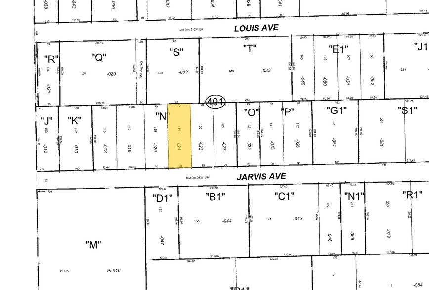 1510 Jarvis Ave, Elk Grove Village, IL à louer - Plan cadastral – Image 2 sur 5