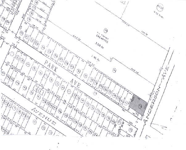 403 Anderson Ave, Fairview, NJ à vendre - Plan cadastral – Image 2 sur 4