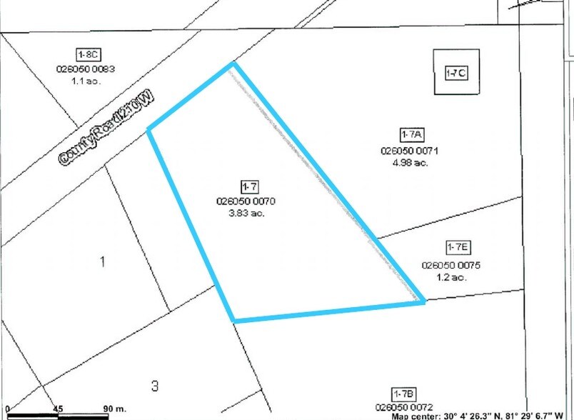 1285 County Road 210, Jacksonville, FL à louer - Plan cadastral – Image 2 sur 3