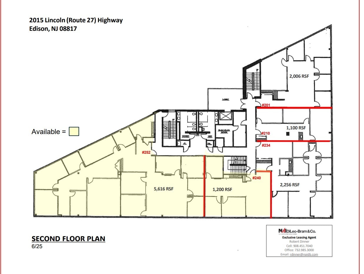 2015 State Route 27, Edison, NJ à louer Plan d’étage– Image 1 sur 1