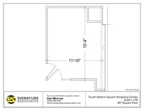 725 S Adams Rd, Birmingham, MI à louer Plan d’étage– Image 1 sur 1