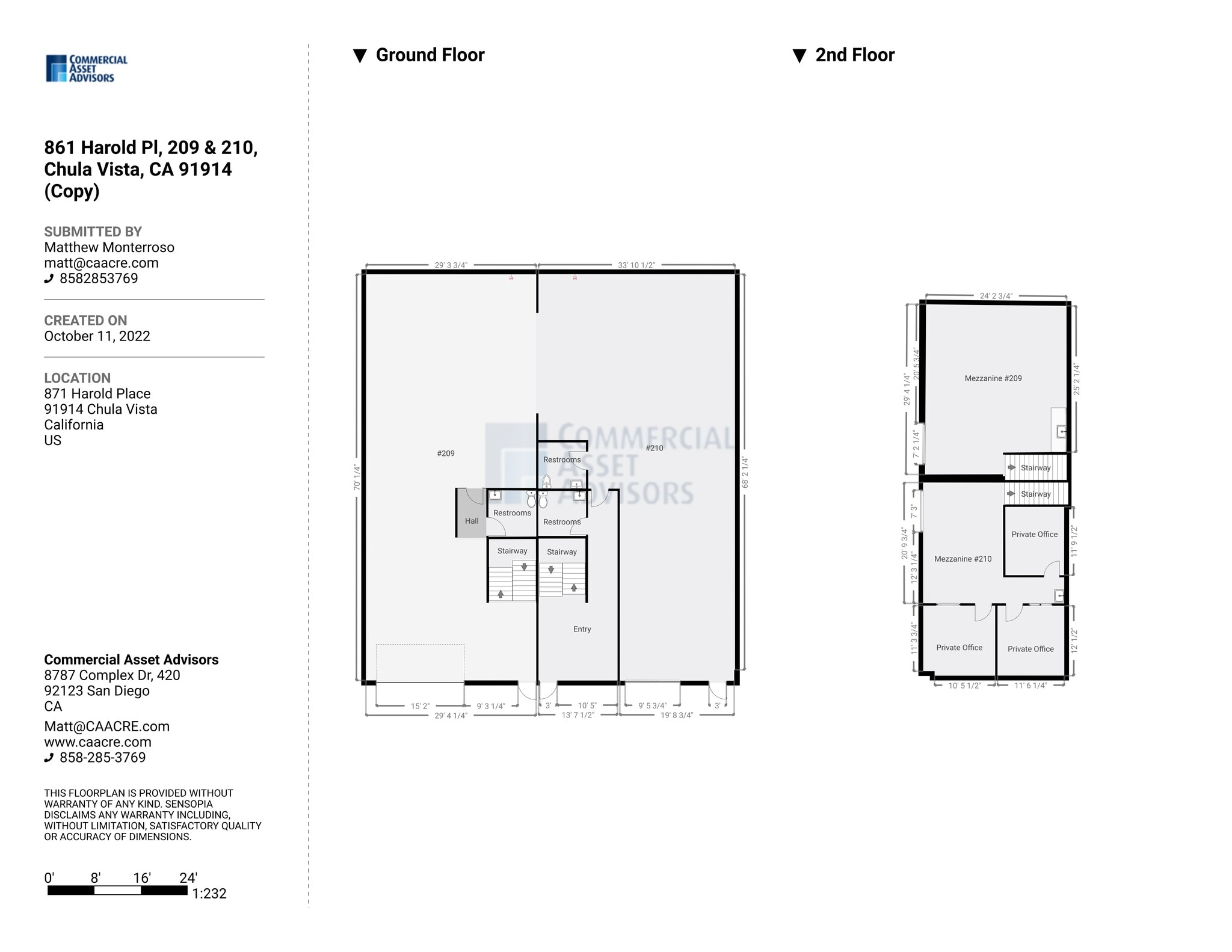 861 Harold Pl, Chula Vista, CA à louer Plan d’étage– Image 1 sur 6