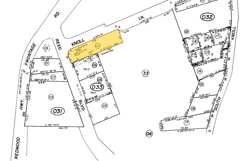 6 Knoll Ln, Mill Valley, CA à louer - Plan cadastral – Image 2 sur 5