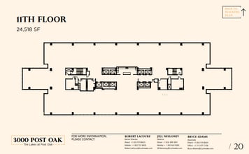 3000 Post Oak Blvd, Houston, TX à louer Plan d’étage– Image 1 sur 1