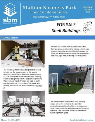 Plus de détails pour 4300 US Highway 377, Aubrey, TX - Industriel/Logistique à vendre