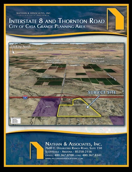 SE Thornton Rd & I-8, Casa Grande, AZ à vendre - Photo de l’immeuble – Image 1 sur 1