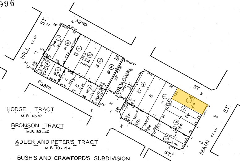 3201 S Main St, Los Angeles, CA à louer - Plan cadastral – Image 3 sur 12
