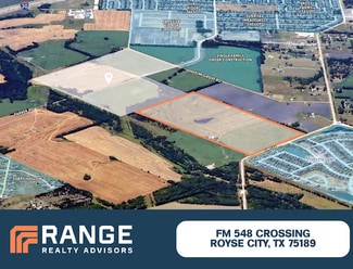 Plus de détails pour 548 FM 548, Royse City, TX - Terrain à vendre
