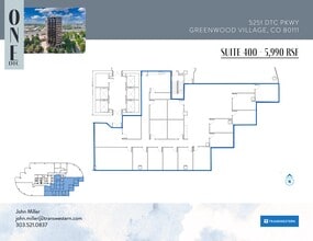 5251 Dtc Pky, Greenwood Village, CO à louer Plan de site– Image 1 sur 2